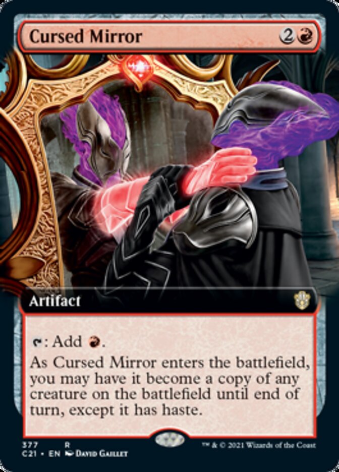 Cursed Mirror (Extended Art) [Commander 2021] | Lots Moore NSW