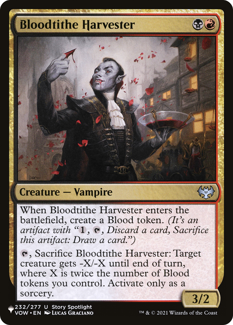 Bloodtithe Harvester [The List Reprints] | Lots Moore NSW