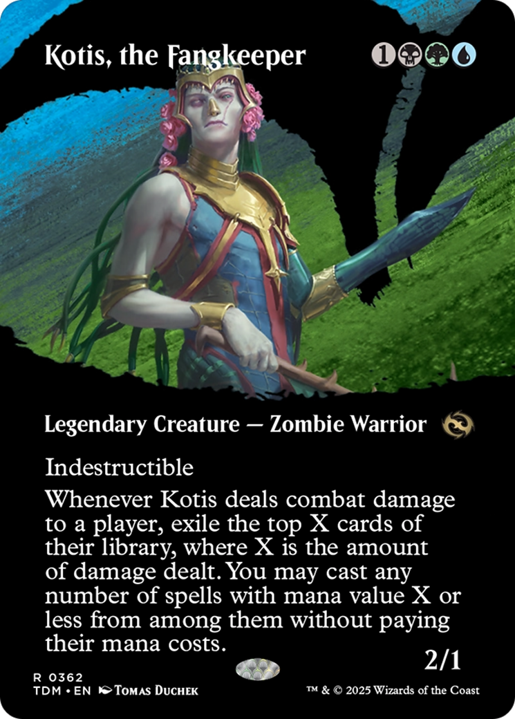 Kotis, the Fangkeeper (Borderless) [Tarkir: Dragonstorm] | Lots Moore NSW