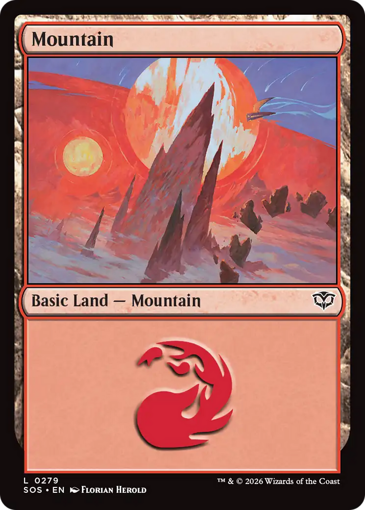 Mountain (0279) [Secrets of Strixhaven] | Lots Moore NSW