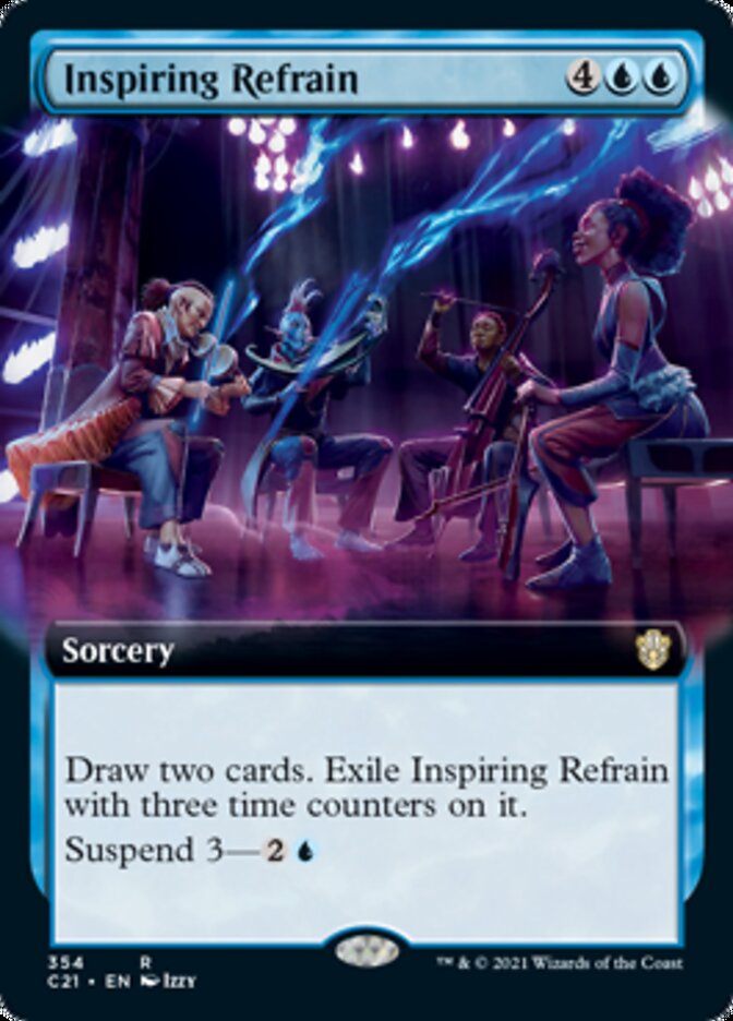 Inspiring Refrain (Extended Art) [Commander 2021] | Lots Moore NSW