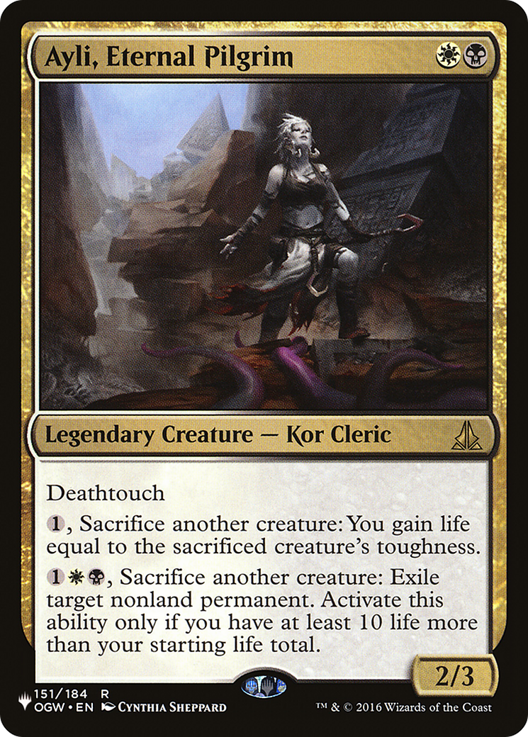 Ayli, Eternal Pilgrim [The List] | Lots Moore NSW