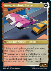 Arcee, Sharpshooter // Arcee, Acrobatic Coupe [Transformers] | Lots Moore NSW