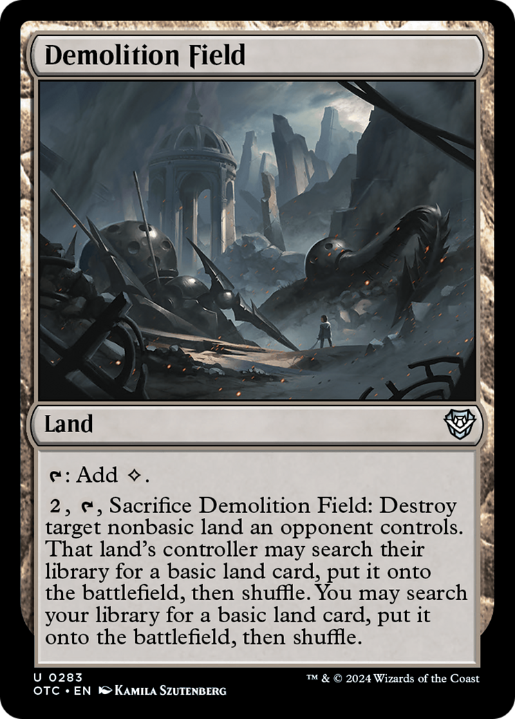 Demolition Field [Outlaws of Thunder Junction Commander] | Lots Moore NSW