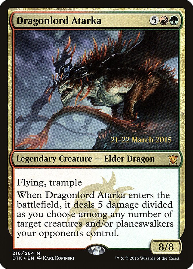 Dragonlord Atarka [Dragons of Tarkir Prerelease Promos] | Lots Moore NSW