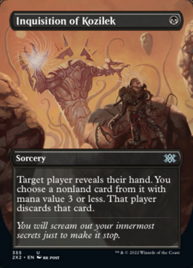 Inquisition of Kozilek (Borderless Alternate Art) [Double Masters 2022] | Lots Moore NSW