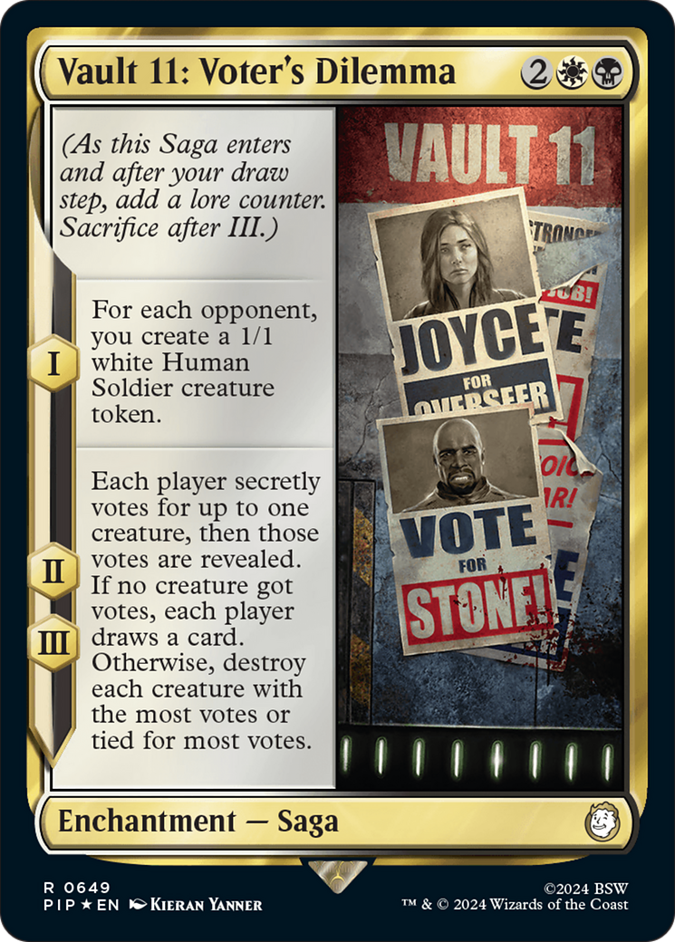 Vault 11: Voter's Dilemna (Surge Foil) [Fallout] | Lots Moore NSW