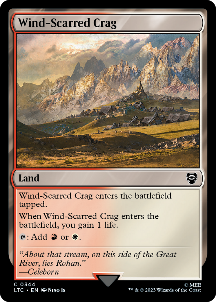 Wind-Scarred Crag [The Lord of the Rings: Tales of Middle-Earth Commander] | Lots Moore NSW