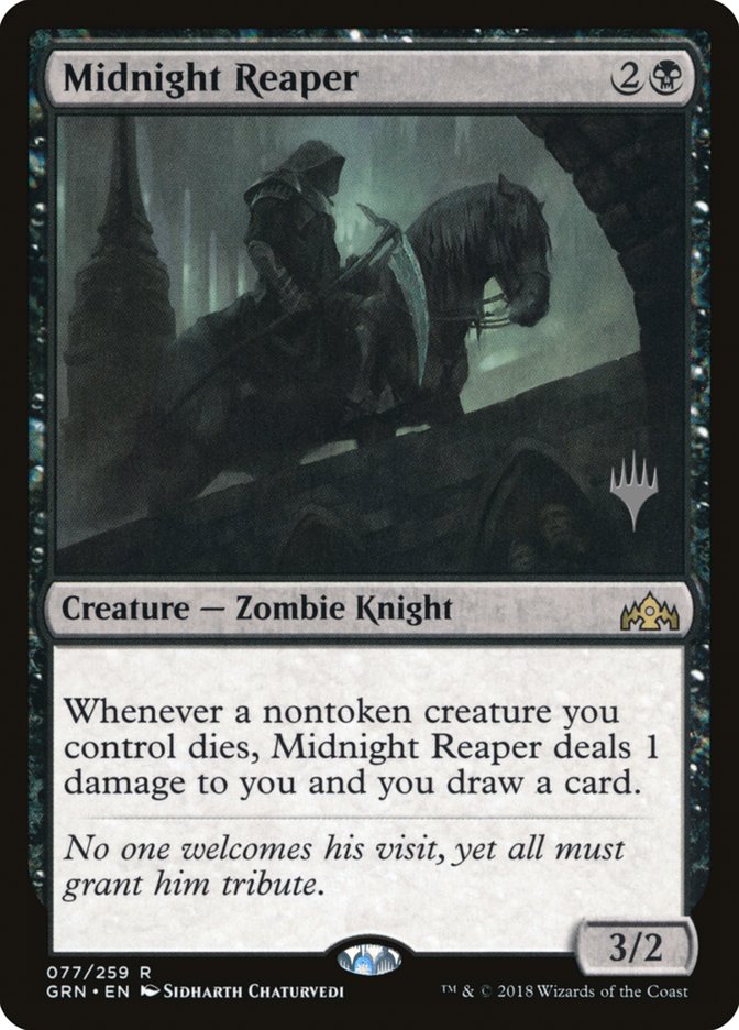Midnight Reaper (Promo Pack) [Guilds of Ravnica Promos] | Lots Moore NSW