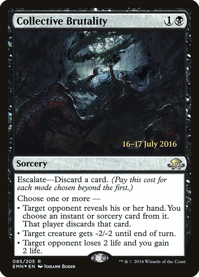 Collective Brutality [Eldritch Moon Prerelease Promos] | Lots Moore NSW