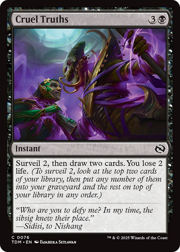 Cruel Truths [Tarkir: Dragonstorm] | Lots Moore NSW