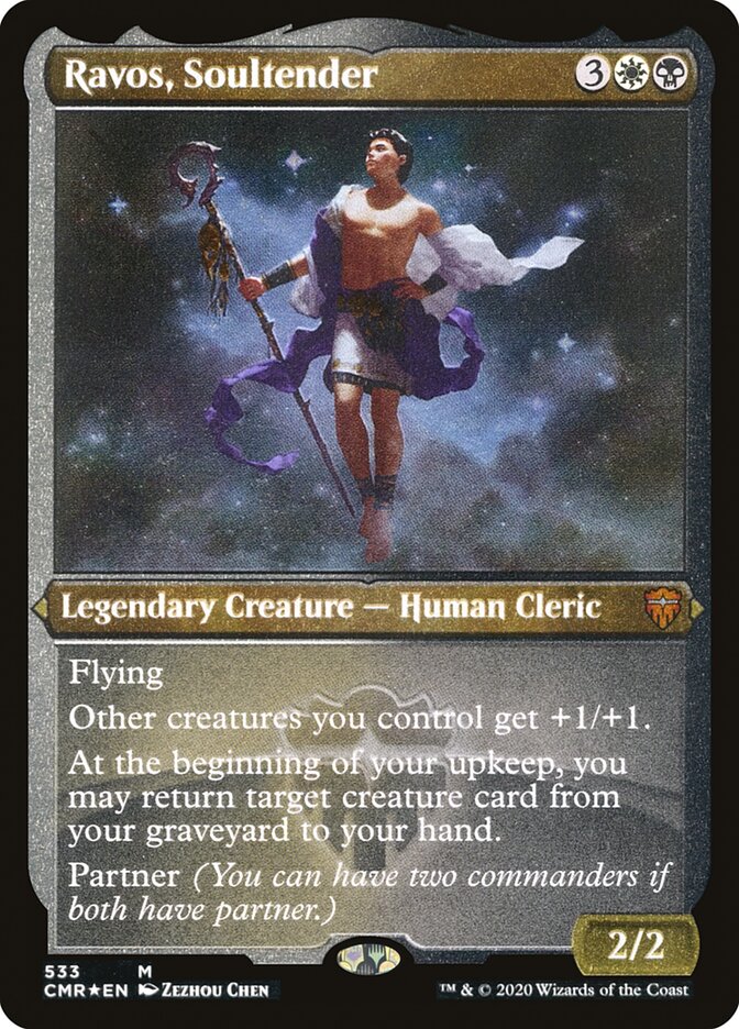Ravos, Soultender (Etched) [Commander Legends] | Lots Moore NSW