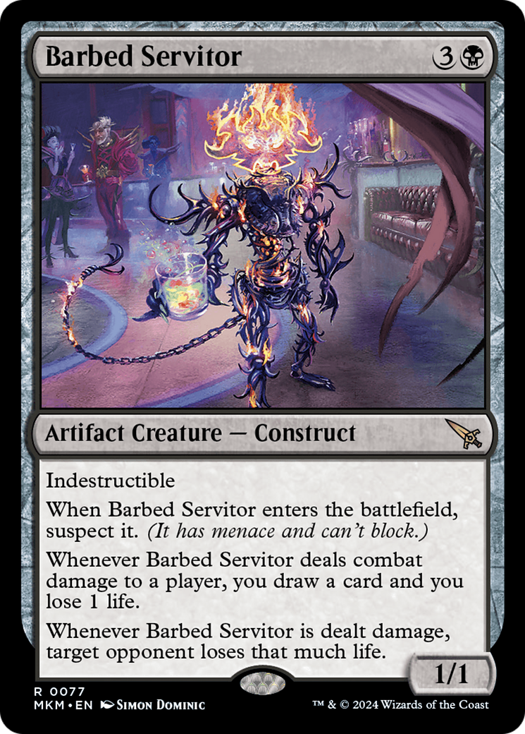 Barbed Servitor [Murders at Karlov Manor] | Lots Moore NSW