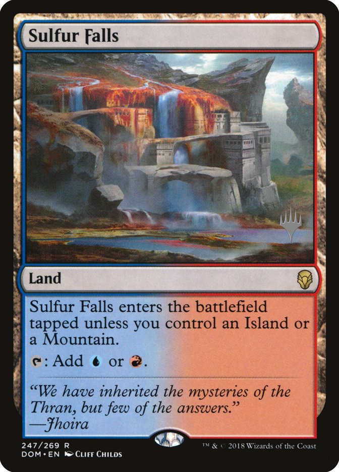 Sulfur Falls (Promo Pack) [Dominaria Promos] | Lots Moore NSW