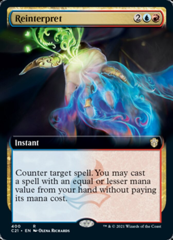Reinterpret (Extended Art) [Commander 2021] | Lots Moore NSW