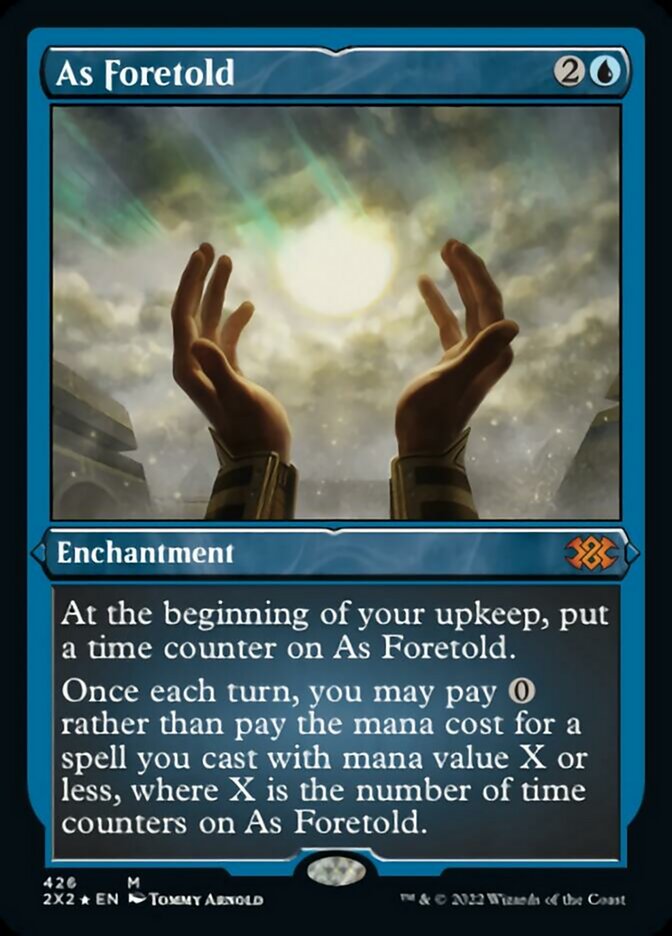 As Foretold (Foil Etched) [Double Masters 2022] | Lots Moore NSW