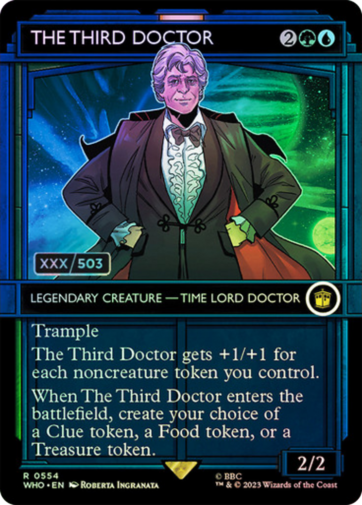 The Third Doctor (Serial Numbered) [Doctor Who] | Lots Moore NSW
