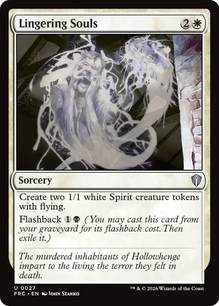 Lingering Souls [Reality Fracture Commander] | Lots Moore NSW