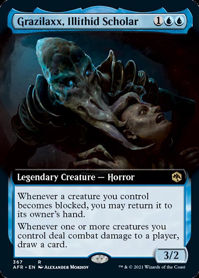 Grazilaxx, Illithid Scholar (Extended Art) [Dungeons & Dragons: Adventures in the Forgotten Realms] | Lots Moore NSW