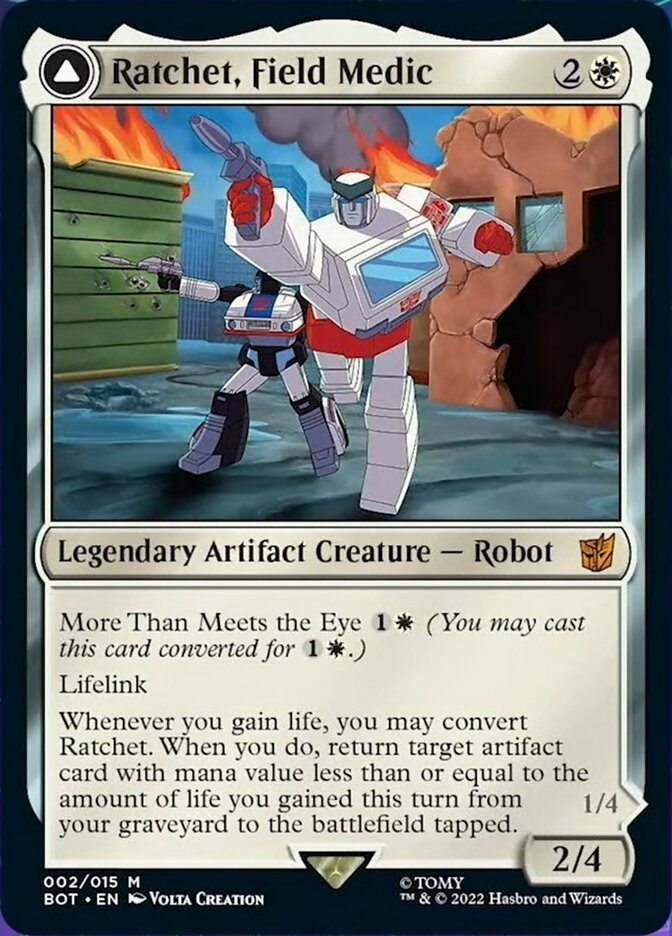 Ratchet, Field Medic // Ratchet, Rescue Racer [Transformers] | Lots Moore NSW