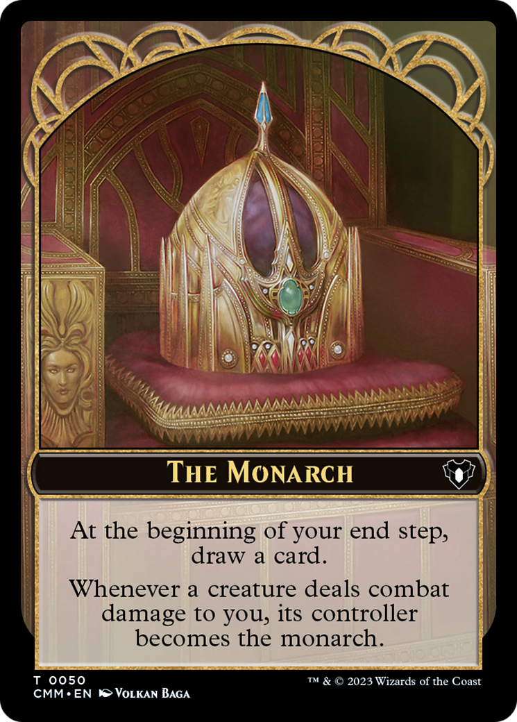 Copy (54) // The Monarch Double-Sided Token [Commander Masters Tokens] | Lots Moore NSW