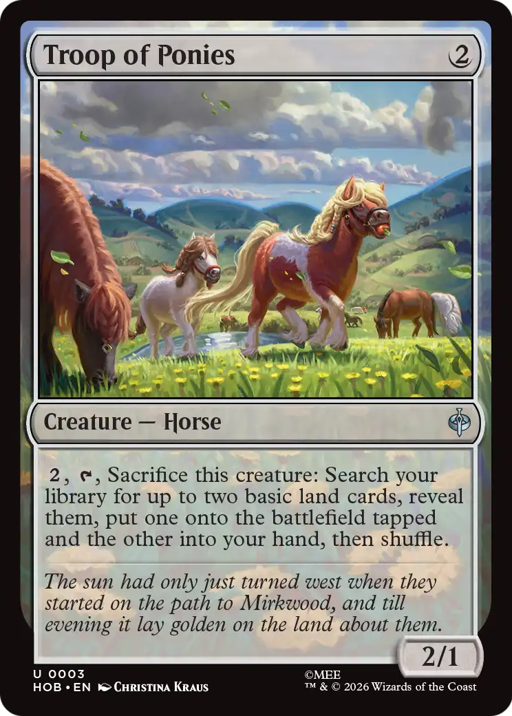 Troop of Ponies [The Hobbit] | Lots Moore NSW