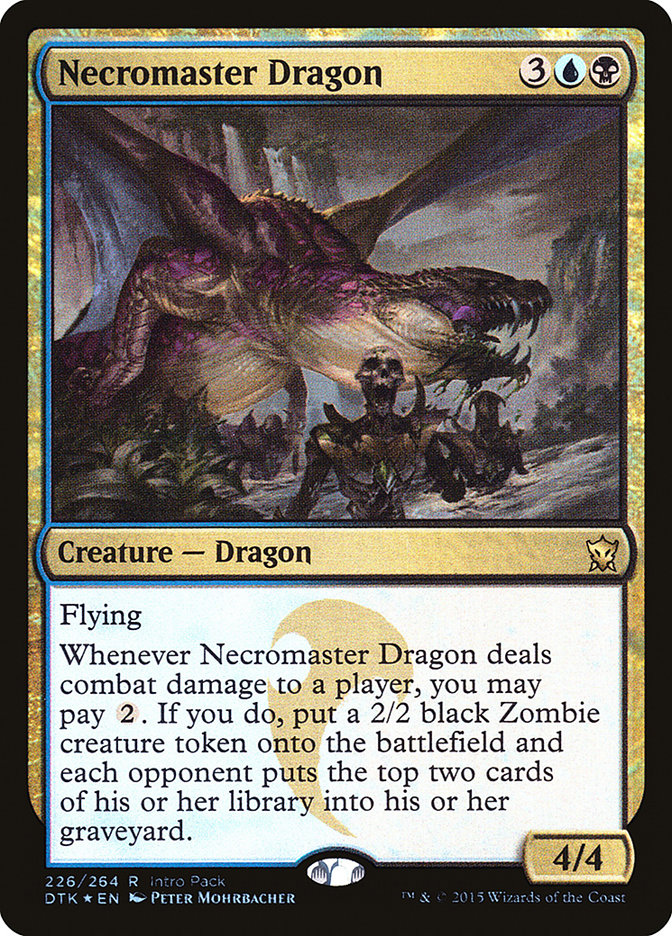 Necromaster Dragon (Intro Pack) [Dragons of Tarkir Promos] | Lots Moore NSW