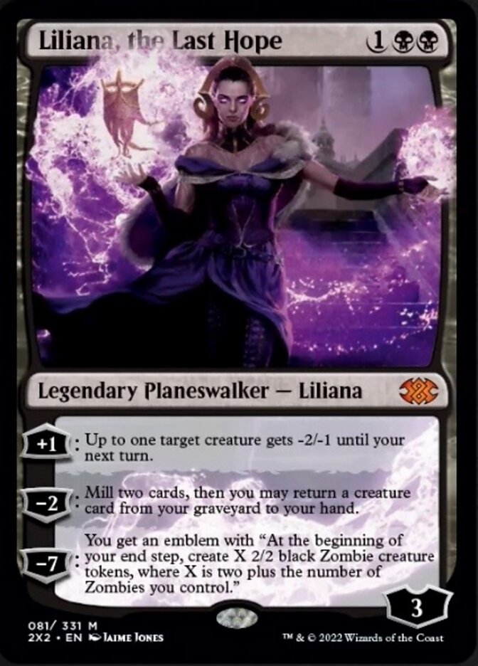 Liliana, the Last Hope [Double Masters 2022] | Lots Moore NSW