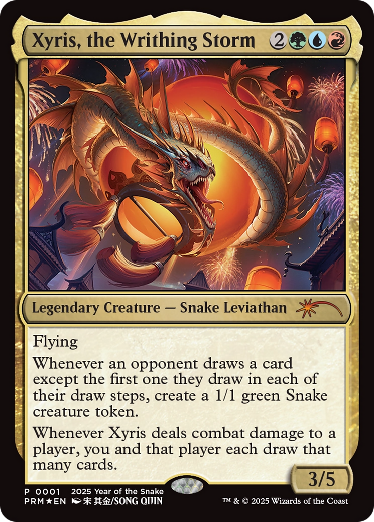 Xyris, the Writhing Storm (Year of the Snake 2025) [Standard Showdown Promos] | Lots Moore NSW