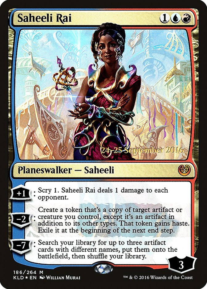 Saheeli Rai [Kaladesh Prerelease Promos] | Lots Moore NSW