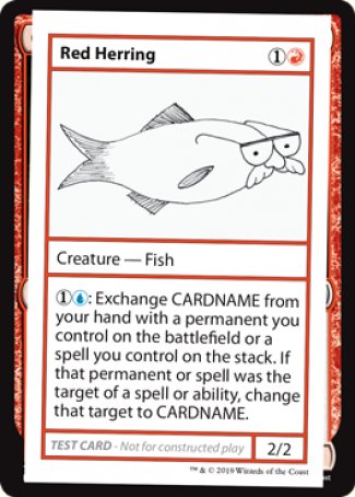 Red Herring (2021 Edition) [Mystery Booster Playtest Cards] | Lots Moore NSW