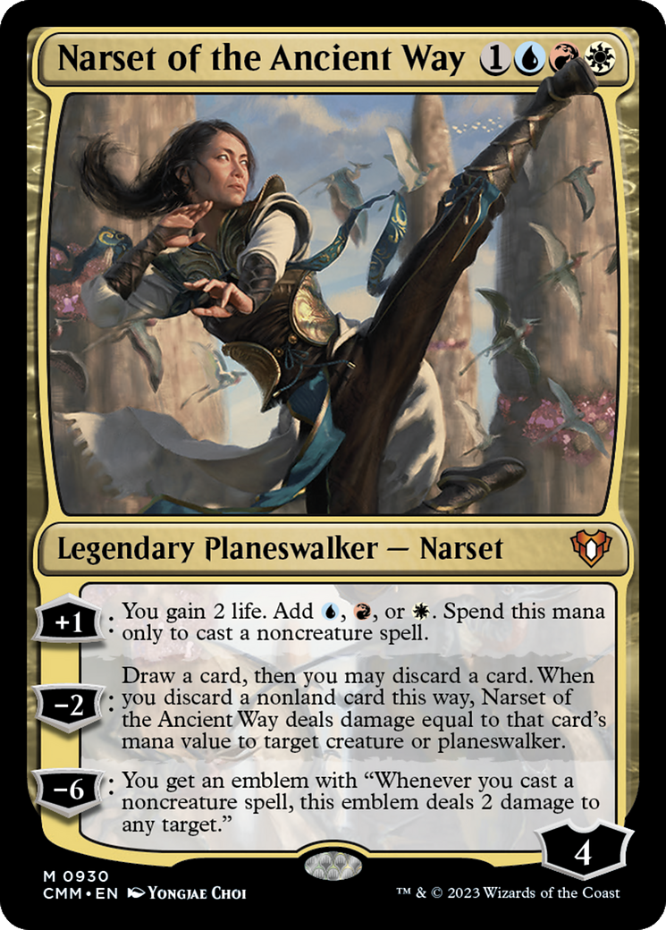 Narset of the Ancient Way [Commander Masters] | Lots Moore NSW