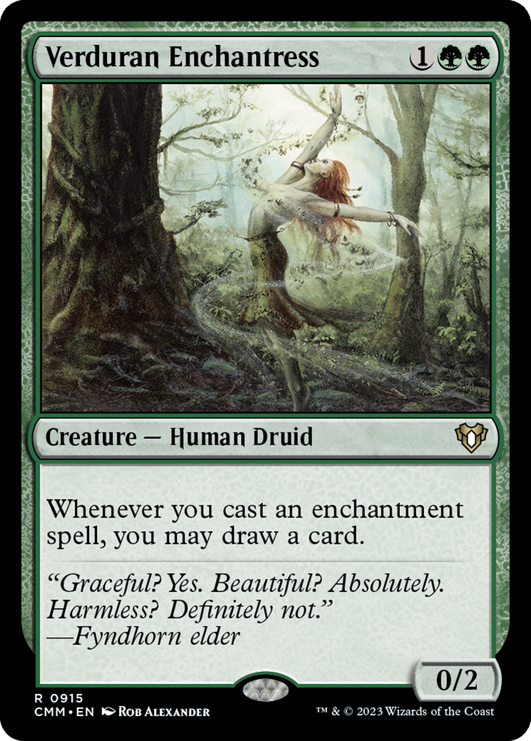 Verduran Enchantress [Commander Masters] | Lots Moore NSW