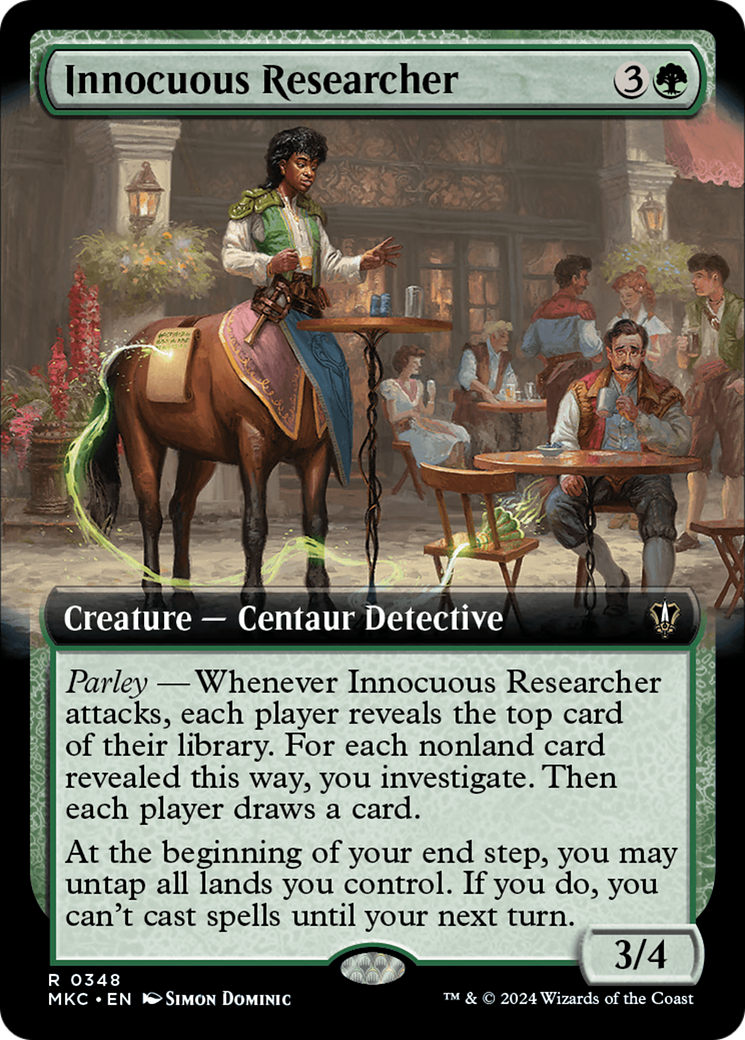 Innocuous Researcher (Extended Art) [Murders at Karlov Manor Commander] | Lots Moore NSW