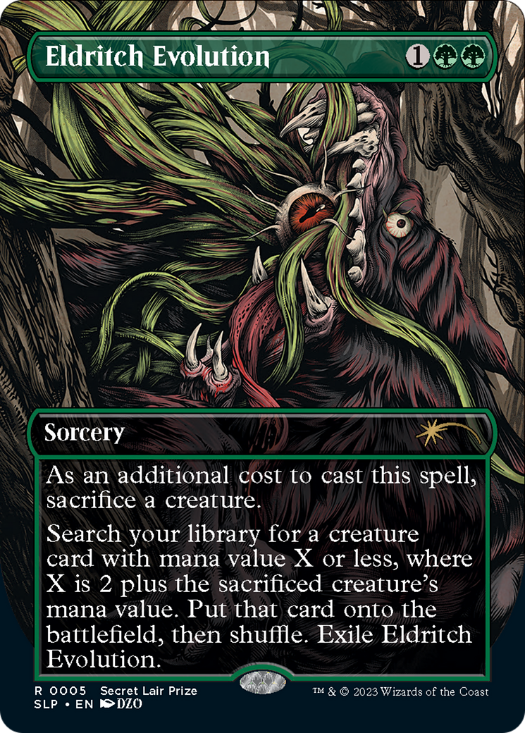Eldritch Evolution (Borderless) [Secret Lair Showdown] | Lots Moore NSW