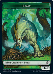 Beast (011) // Insect Double-Sided Token [Commander 2021 Tokens] | Lots Moore NSW