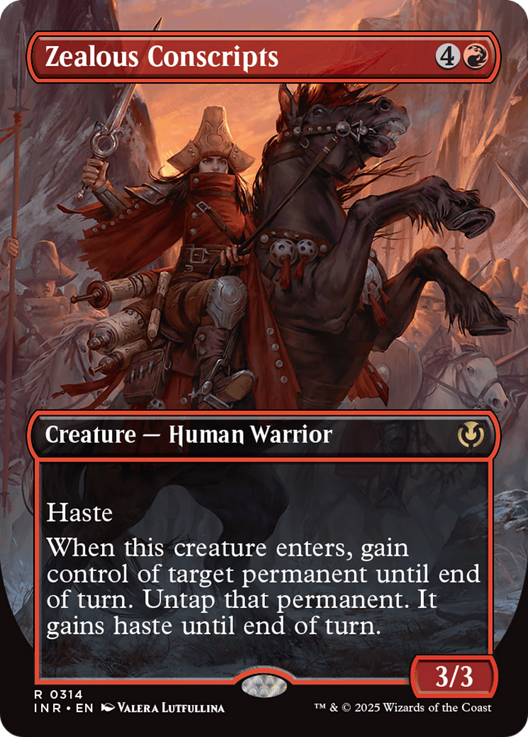 Zealous Conscripts (Borderless) [Innistrad Remastered] | Lots Moore NSW