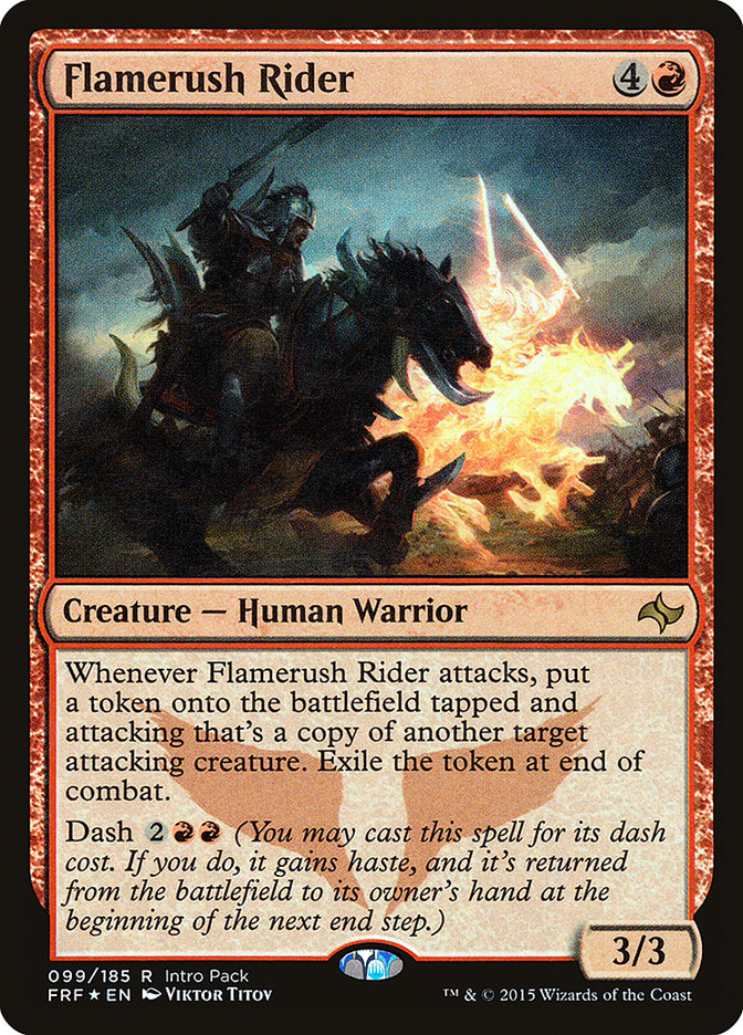 Flamerush Rider (Intro Pack) [Fate Reforged Promos] | Lots Moore NSW