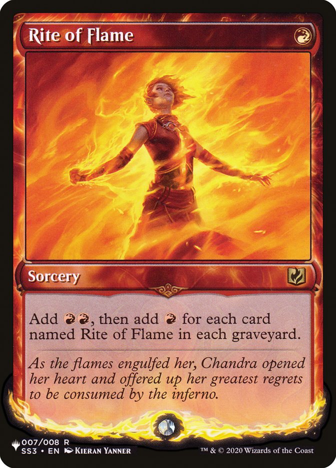 Rite of Flame [The List] | Lots Moore NSW