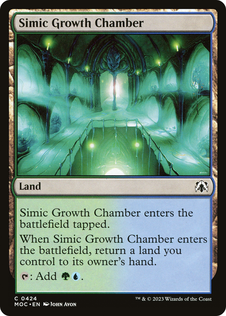 Simic Growth Chamber [March of the Machine Commander] | Lots Moore NSW