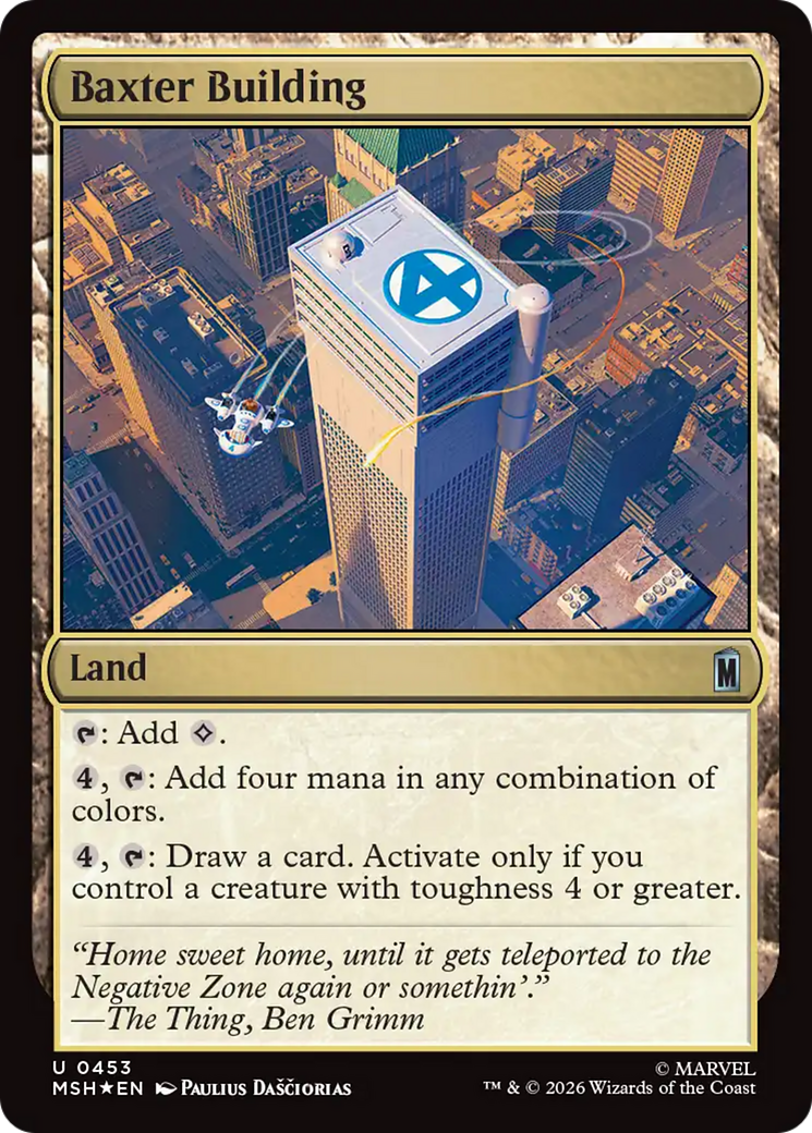 Baxter Building (Surge Foil) [Marvel Super Heroes] | Lots Moore NSW