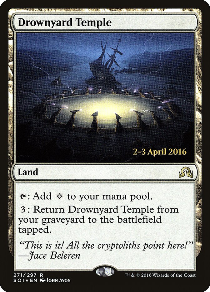 Drownyard Temple [Shadows over Innistrad Prerelease Promos] | Lots Moore NSW