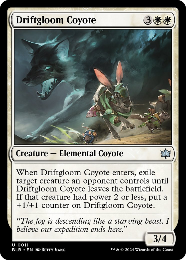 Driftgloom Coyote [Bloomburrow] | Lots Moore NSW