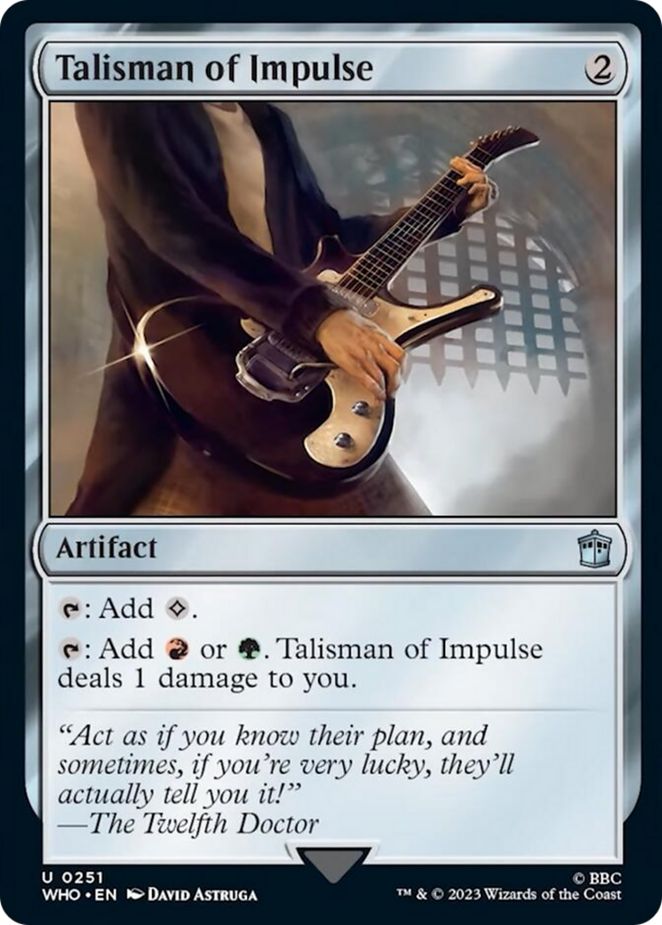 Talisman of Impulse [Doctor Who] | Lots Moore NSW