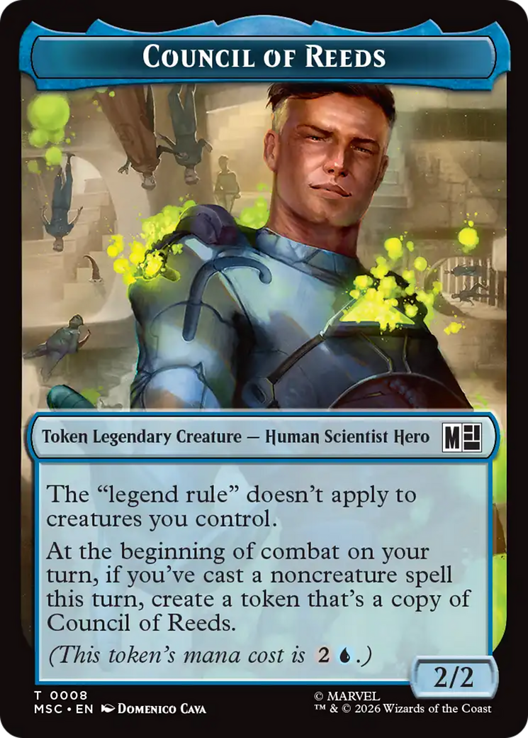 Council of Reeds (008) // Construct (014) Double-Sided Token [Marvel Super Heroes Commander Tokens] | Lots Moore NSW