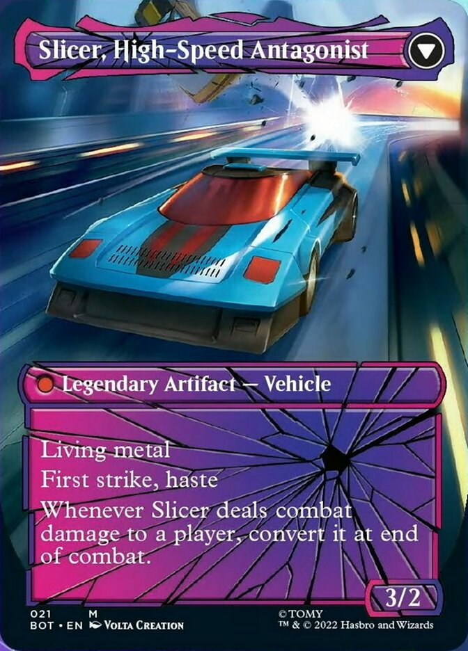 Slicer, Hired Muscle // Slicer, High-Speed Antagonist (Shattered Glass) [Transformers] | Lots Moore NSW