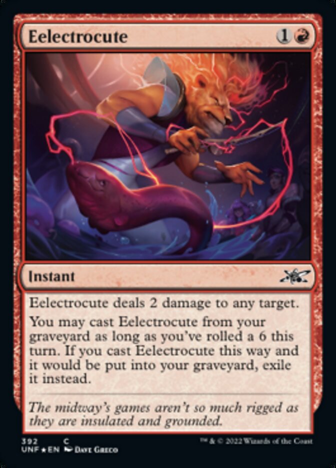 Eelectrocute (Galaxy Foil) [Unfinity] | Lots Moore NSW