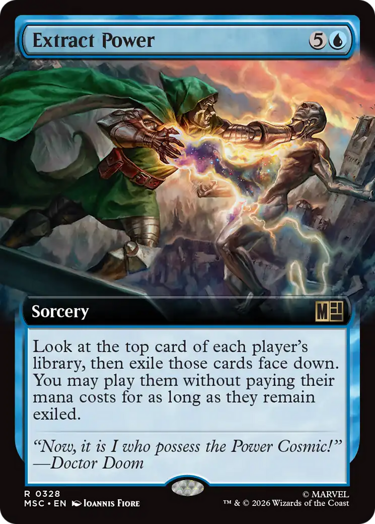 Extract Power (Extended Art) [Marvel Super Heroes Commander] | Lots Moore NSW