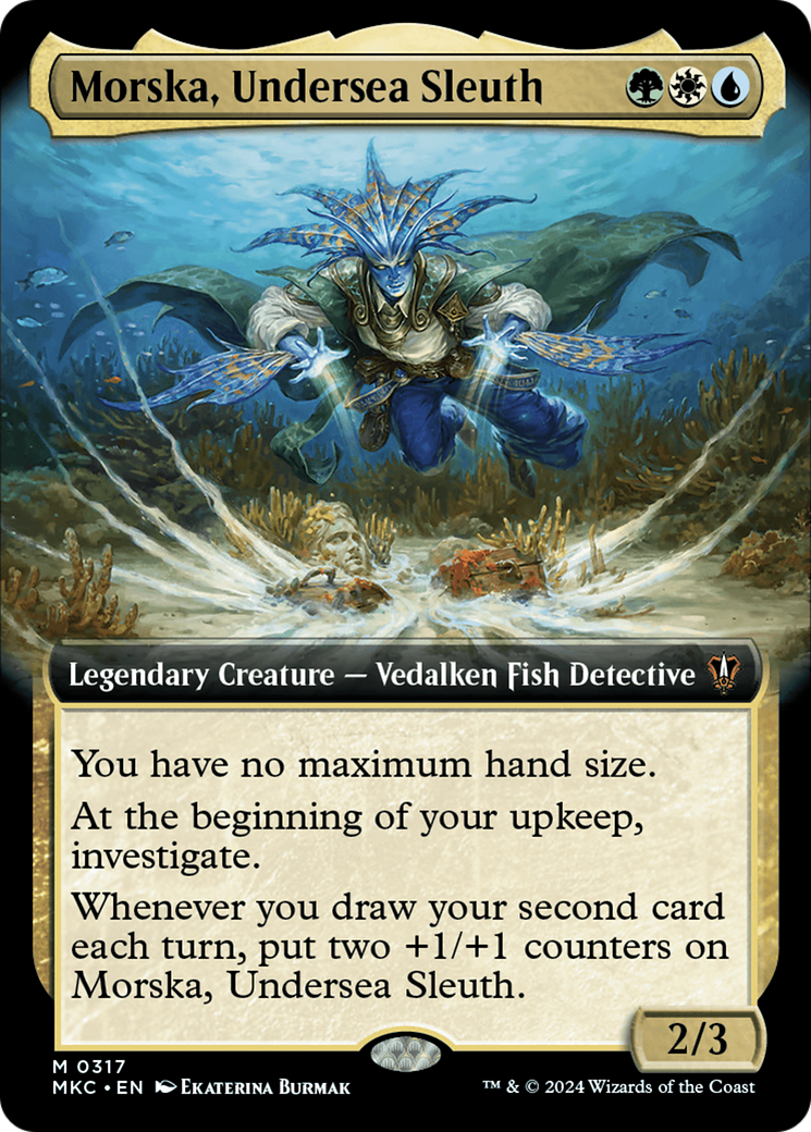Morska, Undersea Sleuth (Extended Art) [Murders at Karlov Manor Commander] | Lots Moore NSW