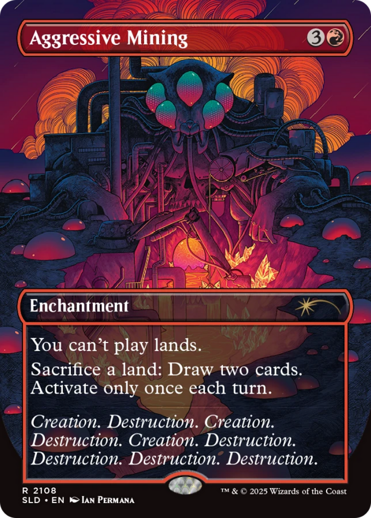 Aggressive Mining (Galaxy Foil) [Secret Lair Drop Series] | Lots Moore NSW